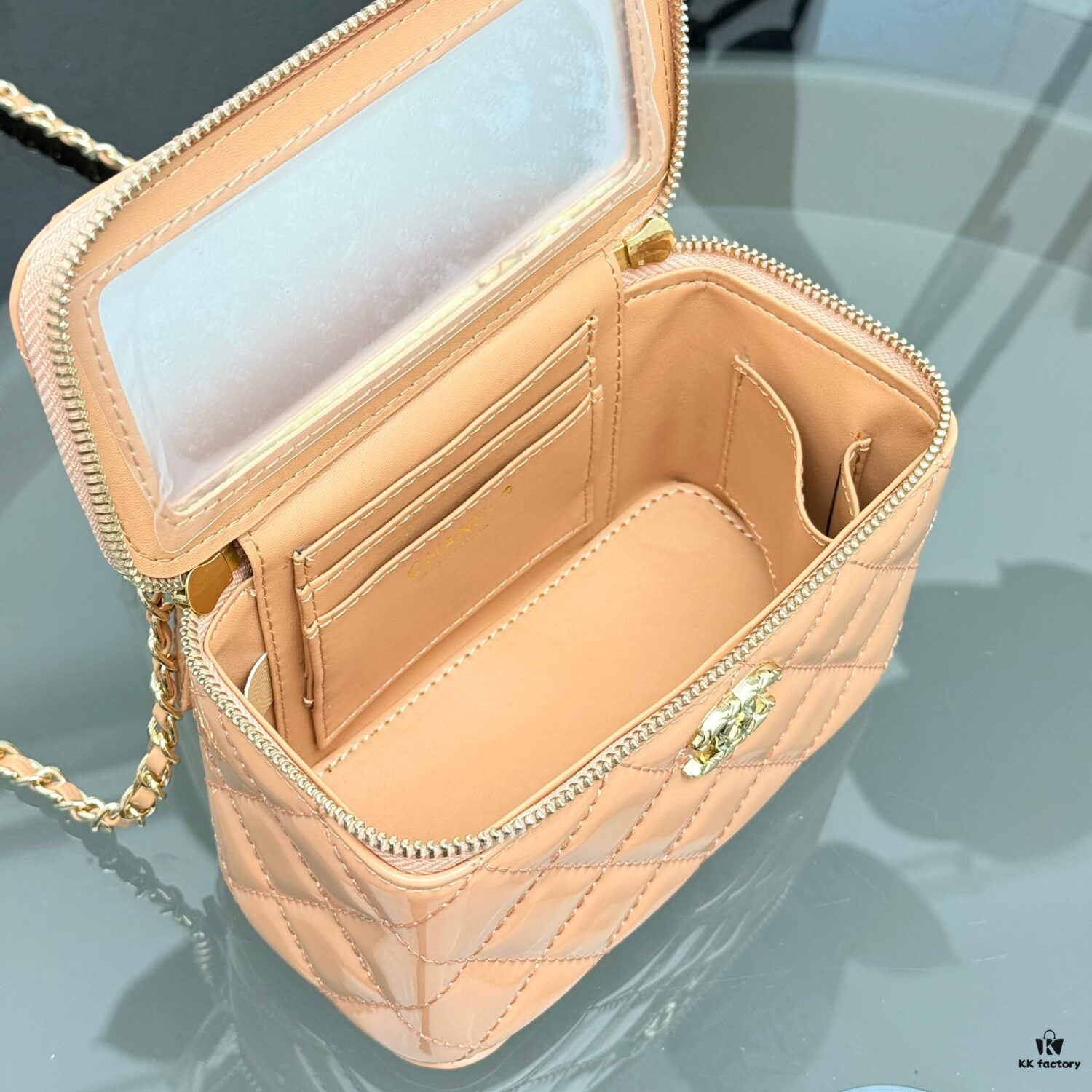 69304738f09edb6de4c4df8b Bestselling Upgraded Chanel-style Box Clutch with Rhinestone Handle
