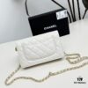 6930473cf09edb6de4c4df8f Chanel Classic WOC Bag in CF Series Caviar Leather and Smooth Lambskin - New Color, Perfect for Summer and All Seasons, 19cm