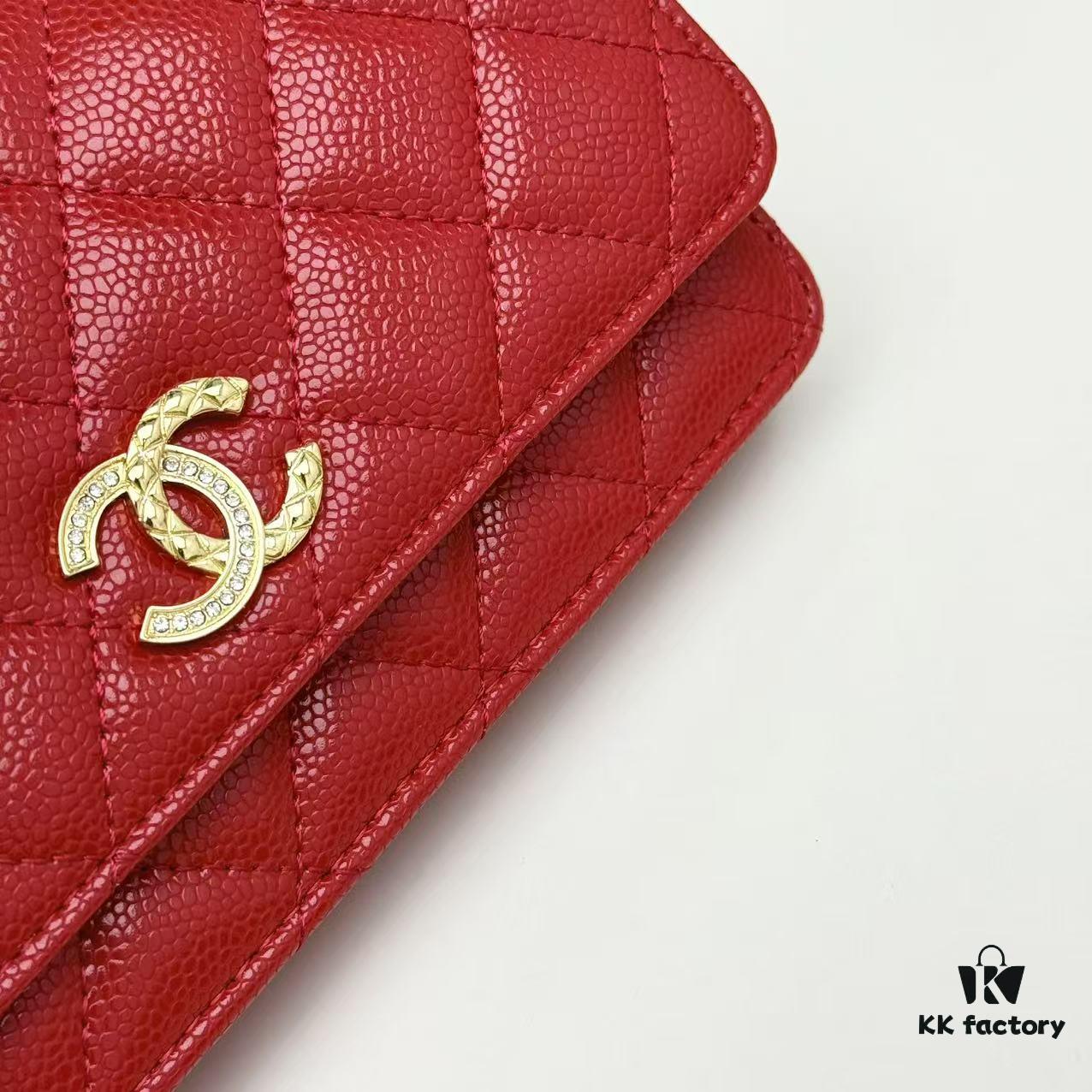 69304741f09edb6de4c4df94 New Color CF Series Caviar Calfskin Smooth Lamb Leather Chanel Classic WOC Fortune Bag