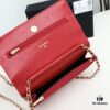 69304742f09edb6de4c4df99 New Color CF Series Caviar Calfskin Smooth Lamb Leather Chanel Classic WOC Fortune Bag