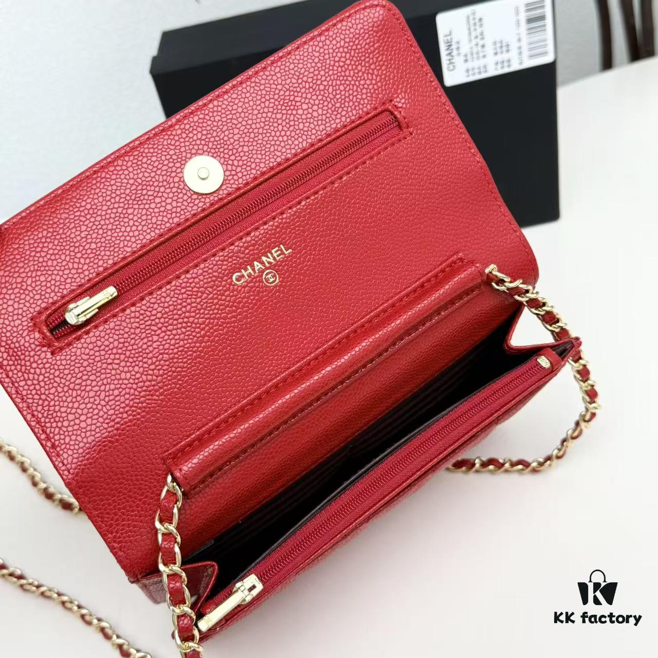69304742f09edb6de4c4df99 New Color CF Series Caviar Calfskin Smooth Lamb Leather Chanel Classic WOC Fortune Bag