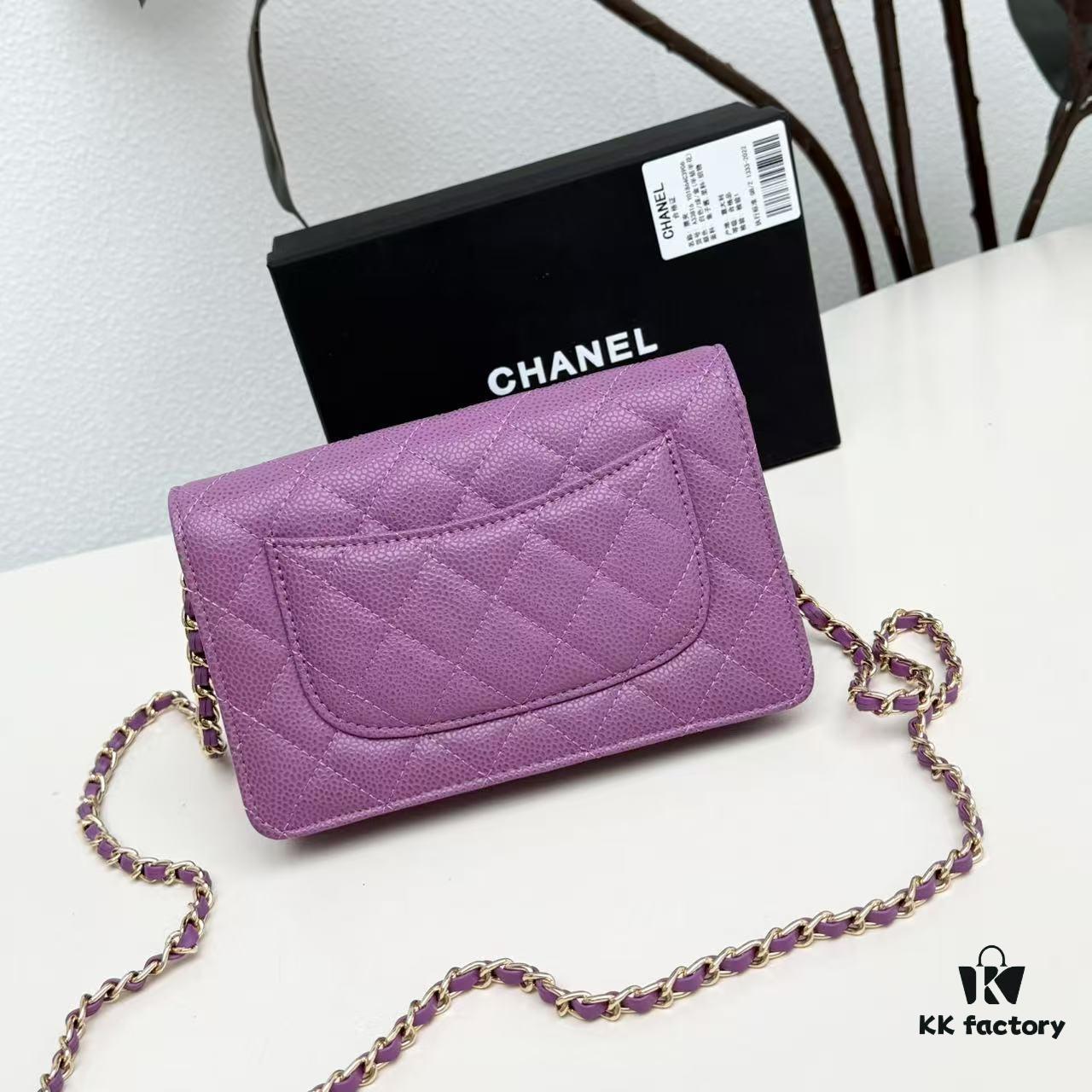 69304745f09edb6de4c4df9d Chanel Classic WOC Fortune Bag in New CF Series Caviar Leather and Smooth Lambskin