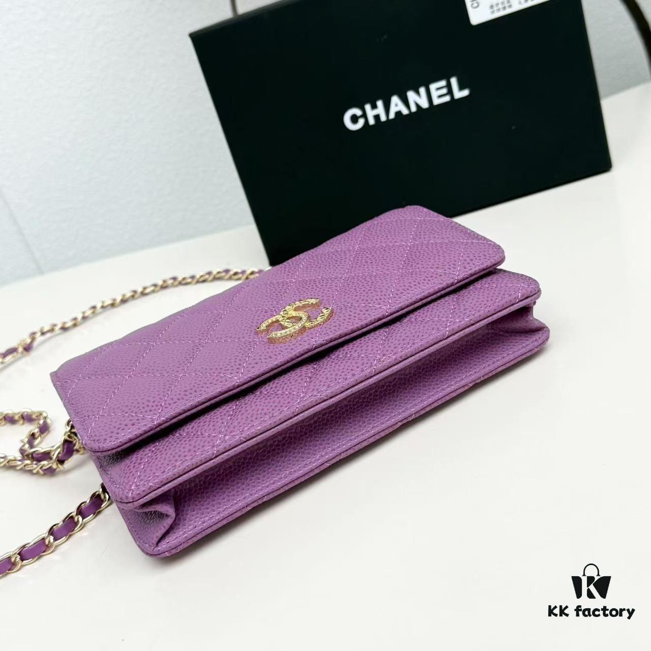 69304746f09edb6de4c4df9e Chanel Classic WOC Fortune Bag in New CF Series Caviar Leather and Smooth Lambskin