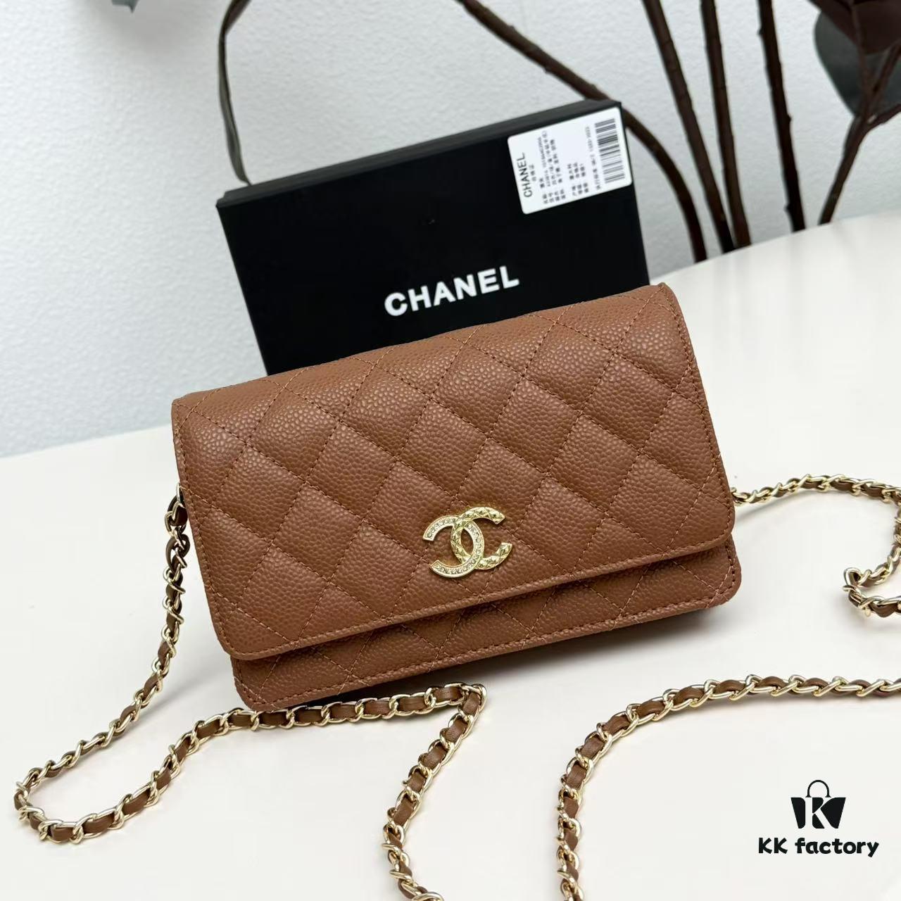 6930474af09edb6de4c4dfa2 New Arrival Upgraded Version CF Series Caviar Calfskin Smooth Lambskin Chanel Classic WOC Lucky Bag in New Color