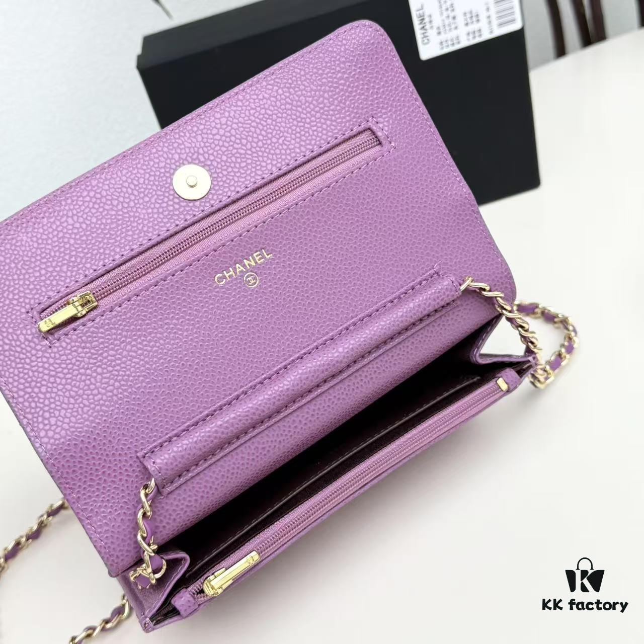 6930474bf09edb6de4c4dfa3 Chanel Classic WOC Fortune Bag in New CF Series Caviar Leather and Smooth Lambskin