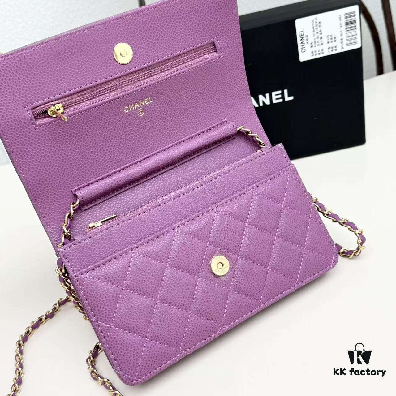 6930474bf09edb6de4c4dfa4 Chanel Classic WOC Fortune Bag in New CF Series Caviar Leather and Smooth Lambskin
