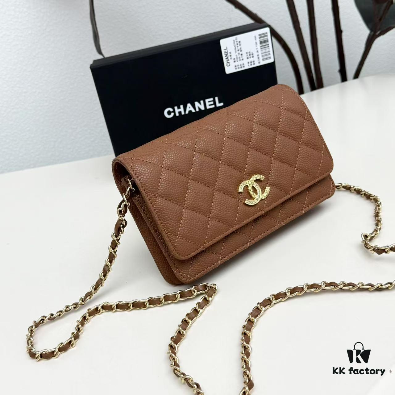 6930474bf09edb6de4c4dfa5 New Arrival Upgraded Version CF Series Caviar Calfskin Smooth Lambskin Chanel Classic WOC Lucky Bag in New Color