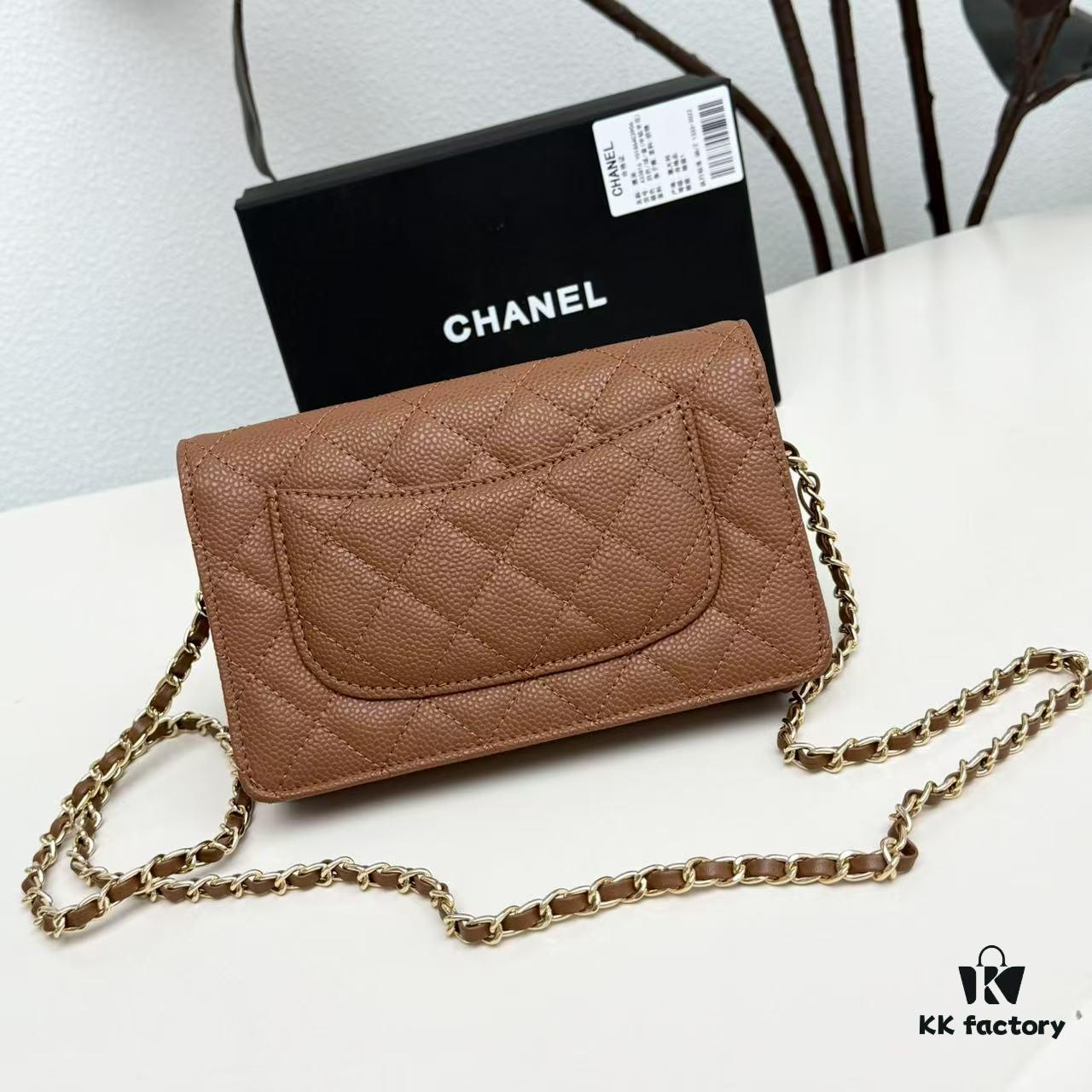 6930474cf09edb6de4c4dfa6 New Arrival Upgraded Version CF Series Caviar Calfskin Smooth Lambskin Chanel Classic WOC Lucky Bag in New Color