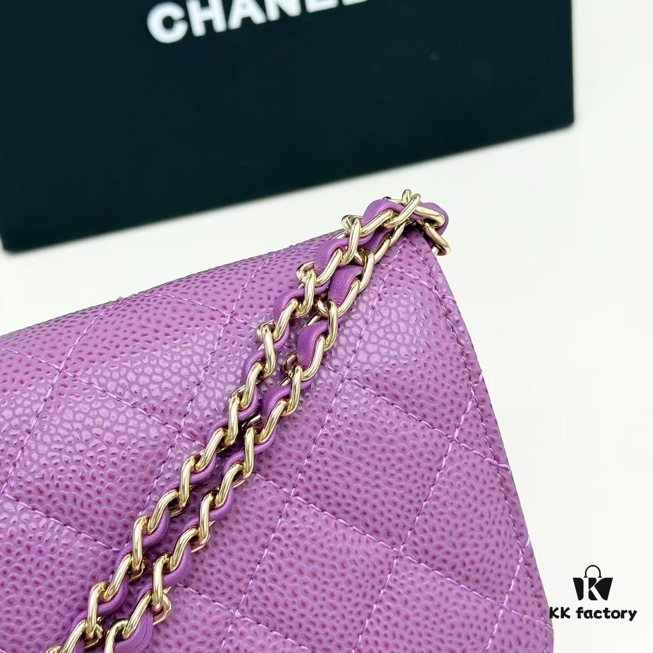 6930474cf09edb6de4c4dfa7 Chanel Classic WOC Fortune Bag in New CF Series Caviar Leather and Smooth Lambskin