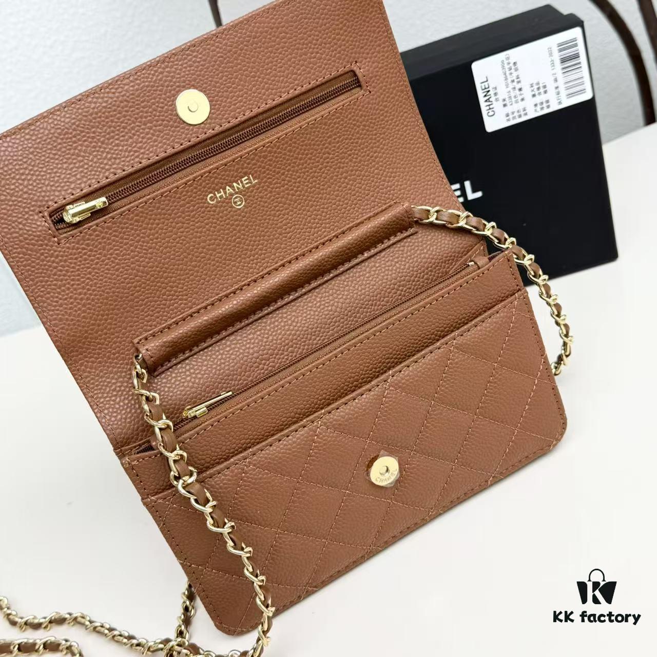 6930474ff09edb6de4c4dfa9 New Arrival Upgraded Version CF Series Caviar Calfskin Smooth Lambskin Chanel Classic WOC Lucky Bag in New Color