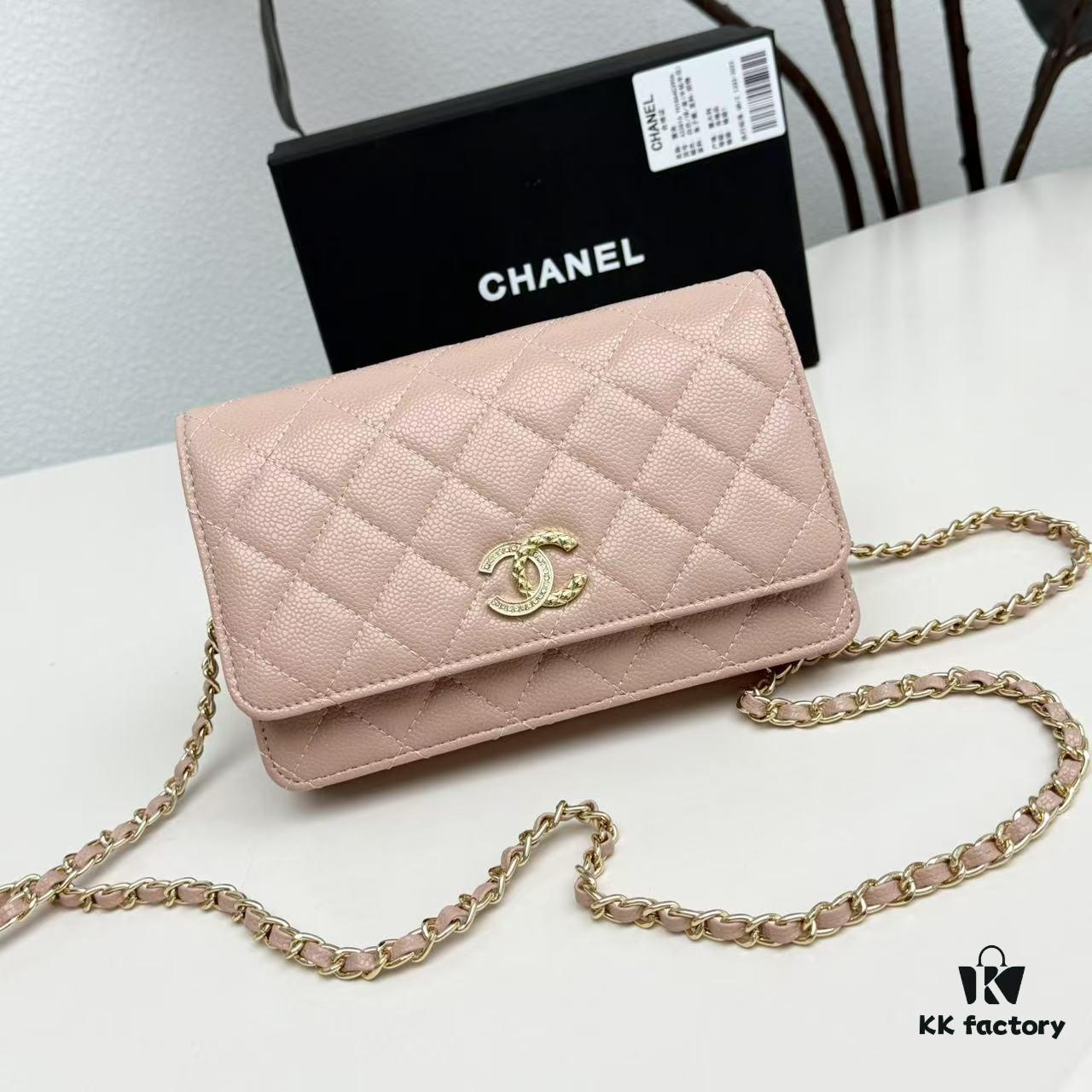 69304750f09edb6de4c4dfab New Color CF Series Caviar Calfskin Smooth Lamb Leather Chanel Classic WOC Fortune Bag