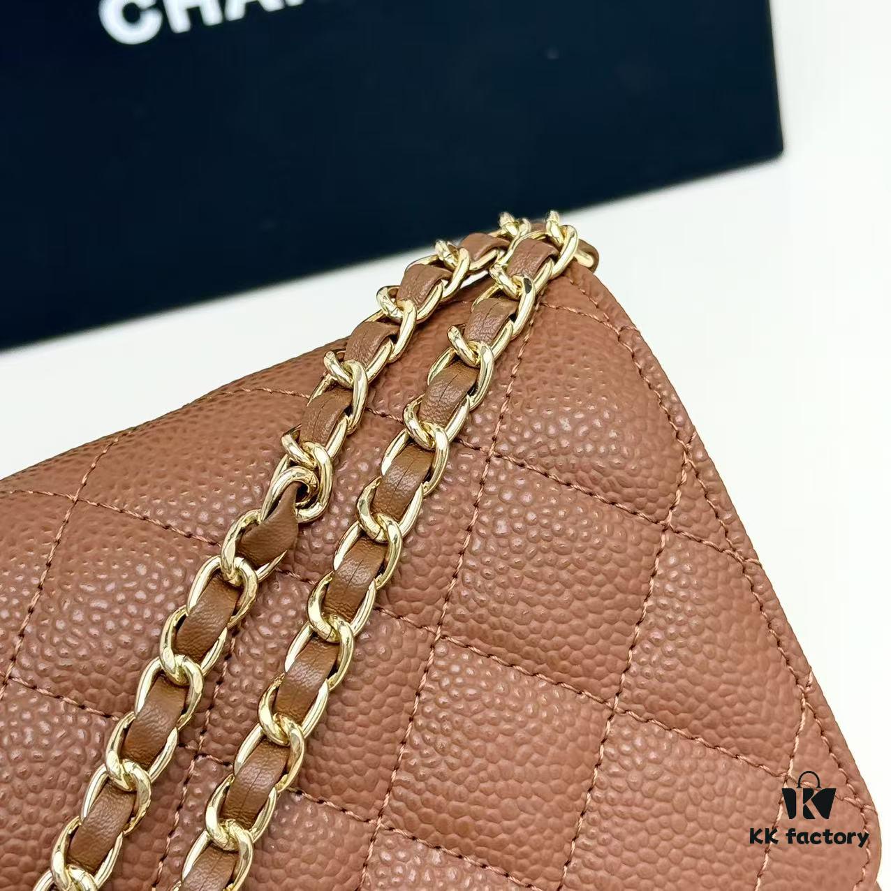 69304750f09edb6de4c4dfad New Arrival Upgraded Version CF Series Caviar Calfskin Smooth Lambskin Chanel Classic WOC Lucky Bag in New Color
