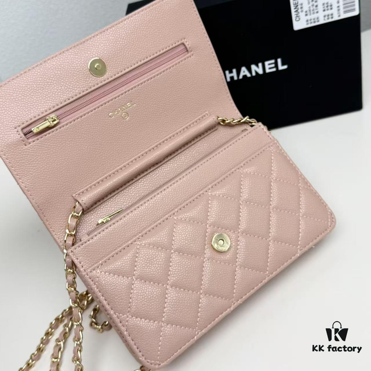 69304754f09edb6de4c4dfb1 New Color CF Series Caviar Calfskin Smooth Lamb Leather Chanel Classic WOC Fortune Bag