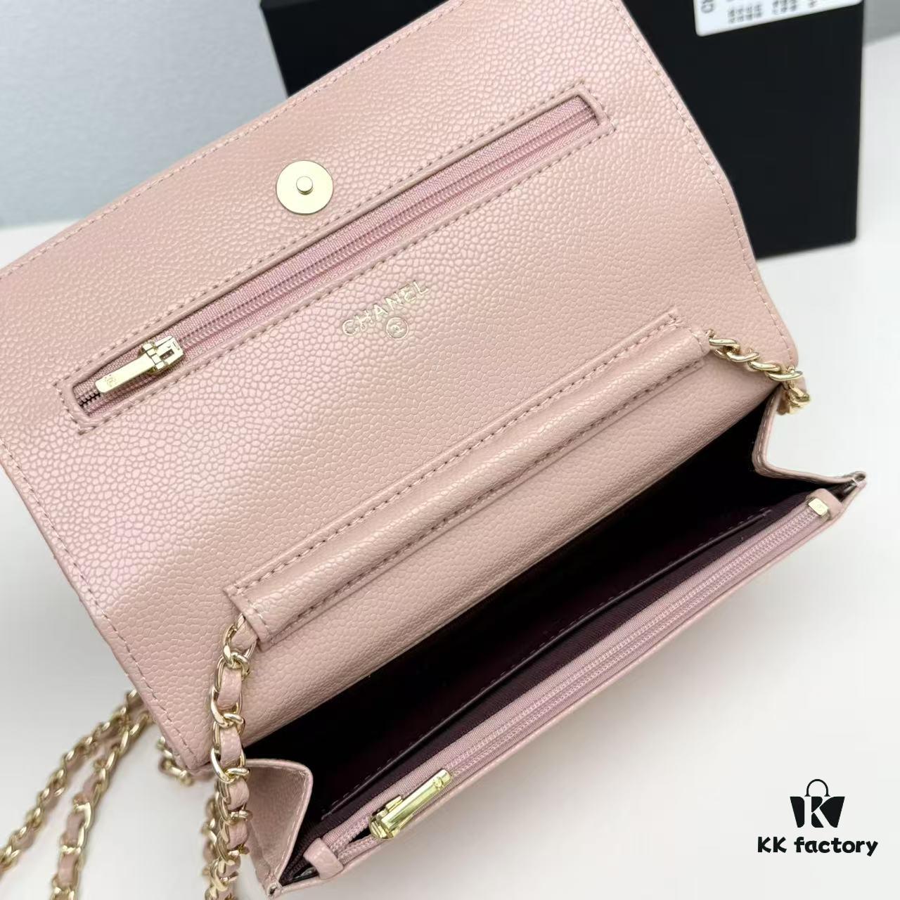 69304755f09edb6de4c4dfb3 New Color CF Series Caviar Calfskin Smooth Lamb Leather Chanel Classic WOC Fortune Bag