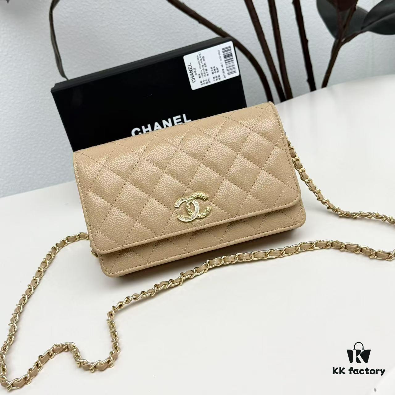 69304755f09edb6de4c4dfb4 Chanel Classic WOC Bag in CF Series Caviar Leather and Smooth Lamb Skin - New Color Launch