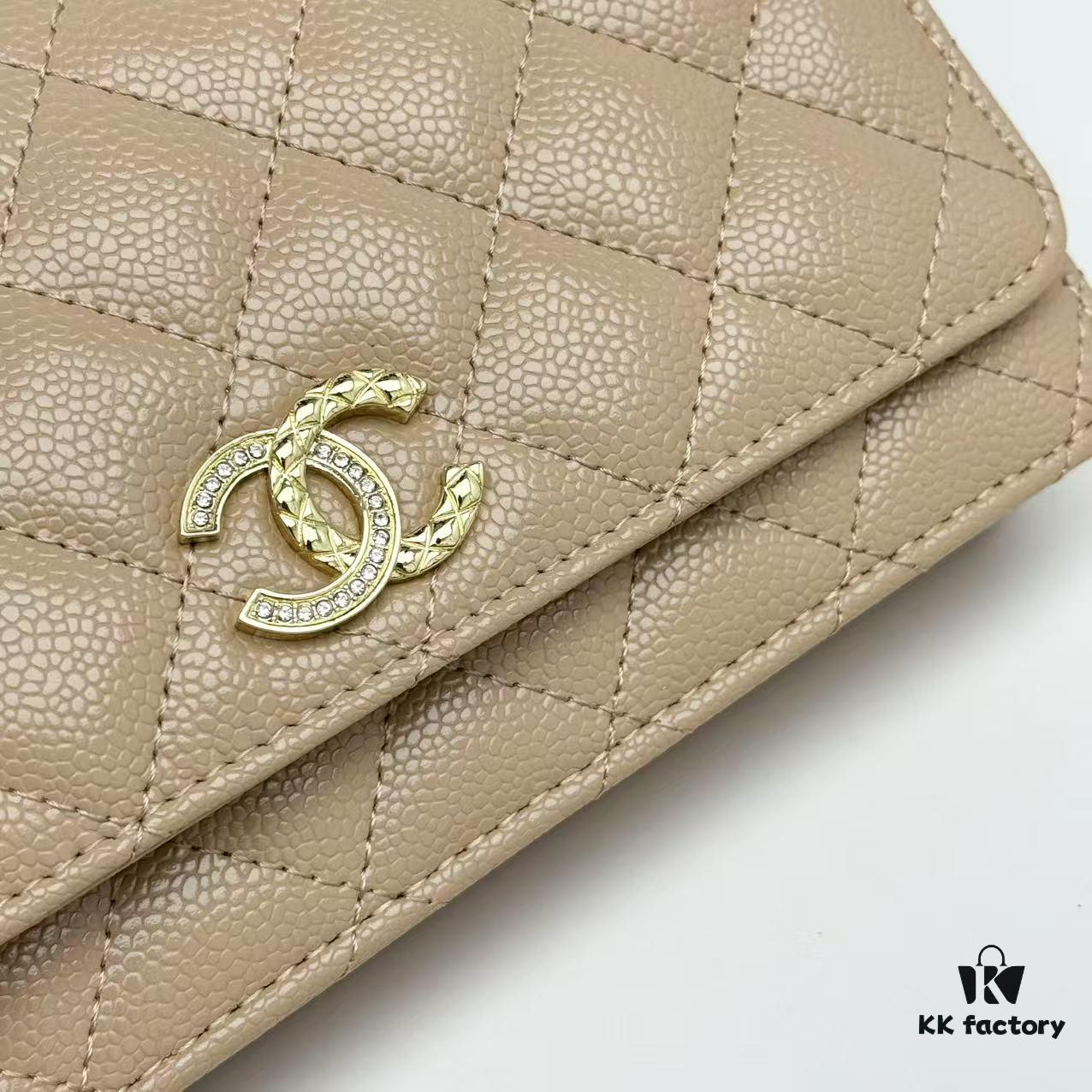 69304759f09edb6de4c4dfb7 Chanel Classic WOC Bag in CF Series Caviar Leather and Smooth Lamb Skin - New Color Launch