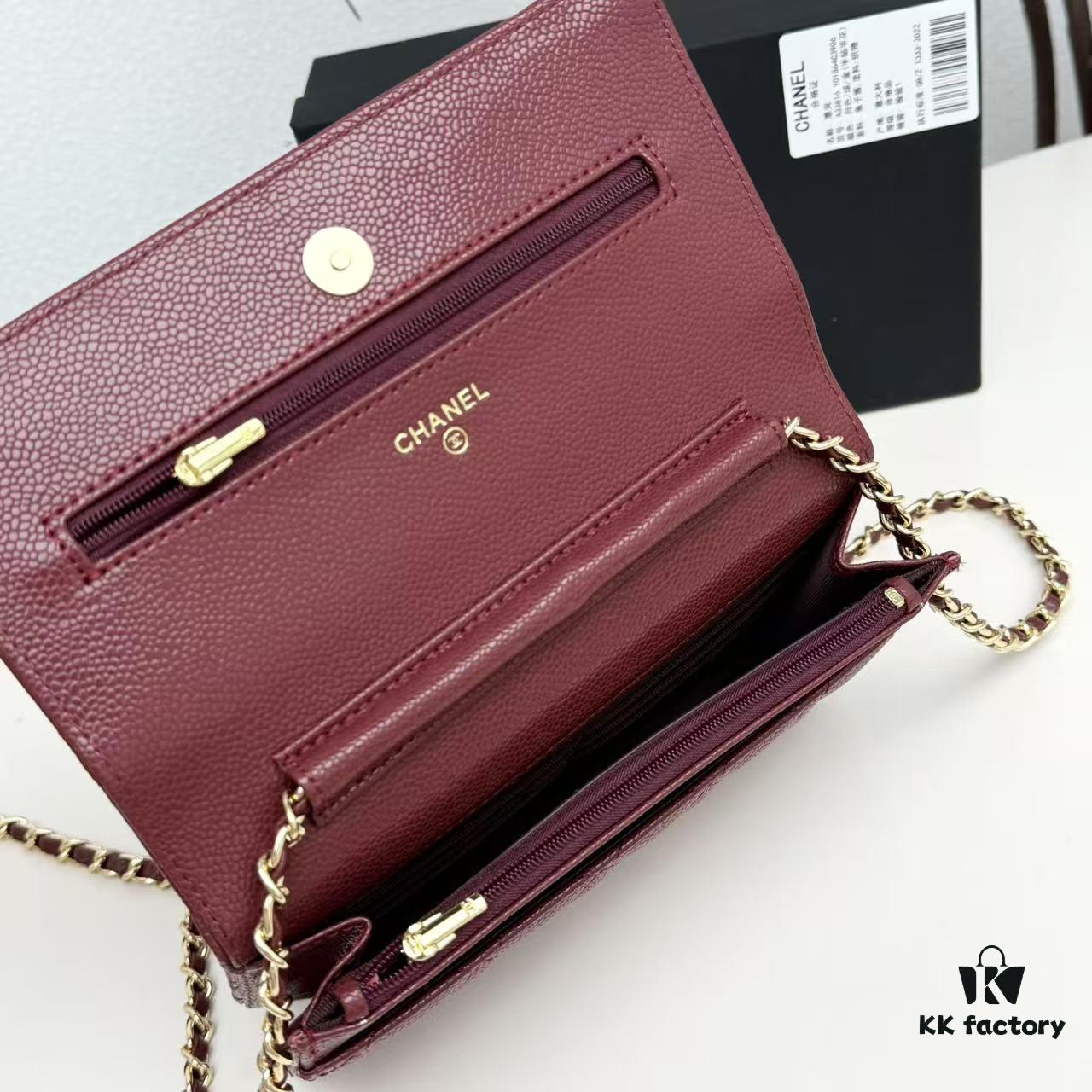 69304762f09edb6de4c4dfc0 Chanel Classic WOC Fortune Bag in New CF Series Caviar Leather and Smooth Lamb Skin – Perfect for Summer and All Seasons