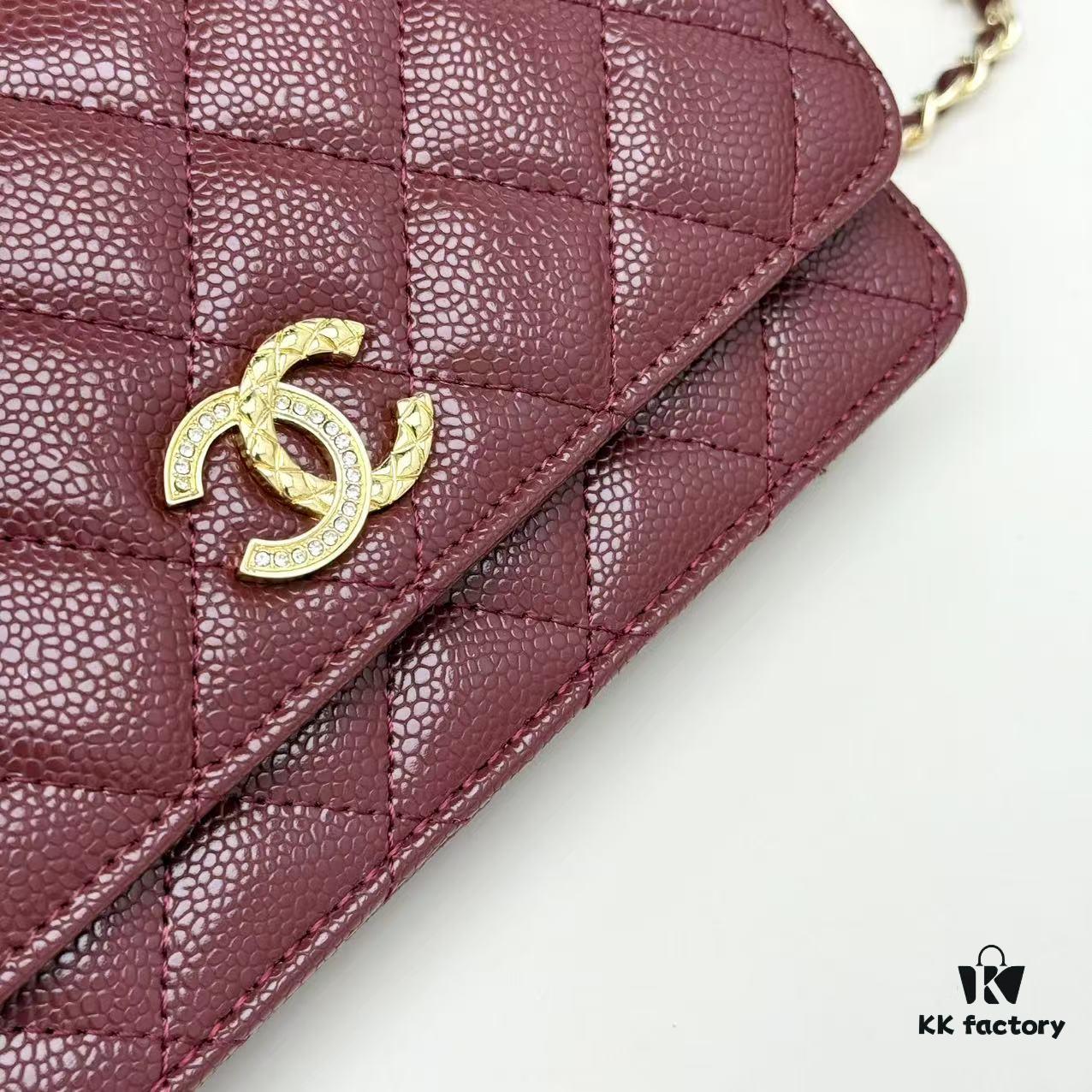 69304763f09edb6de4c4dfc1 Chanel Classic WOC Fortune Bag in New CF Series Caviar Leather and Smooth Lamb Skin – Perfect for Summer and All Seasons