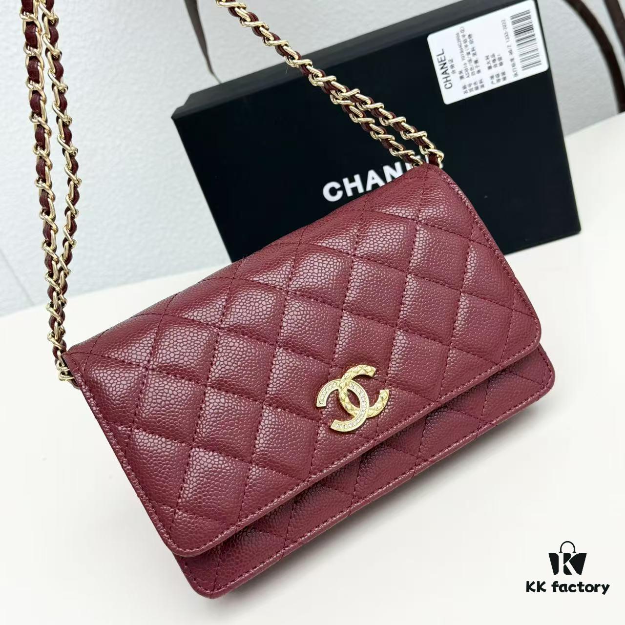 69304764f09edb6de4c4dfc2 Chanel Classic WOC Fortune Bag in New CF Series Caviar Leather and Smooth Lamb Skin – Perfect for Summer and All Seasons