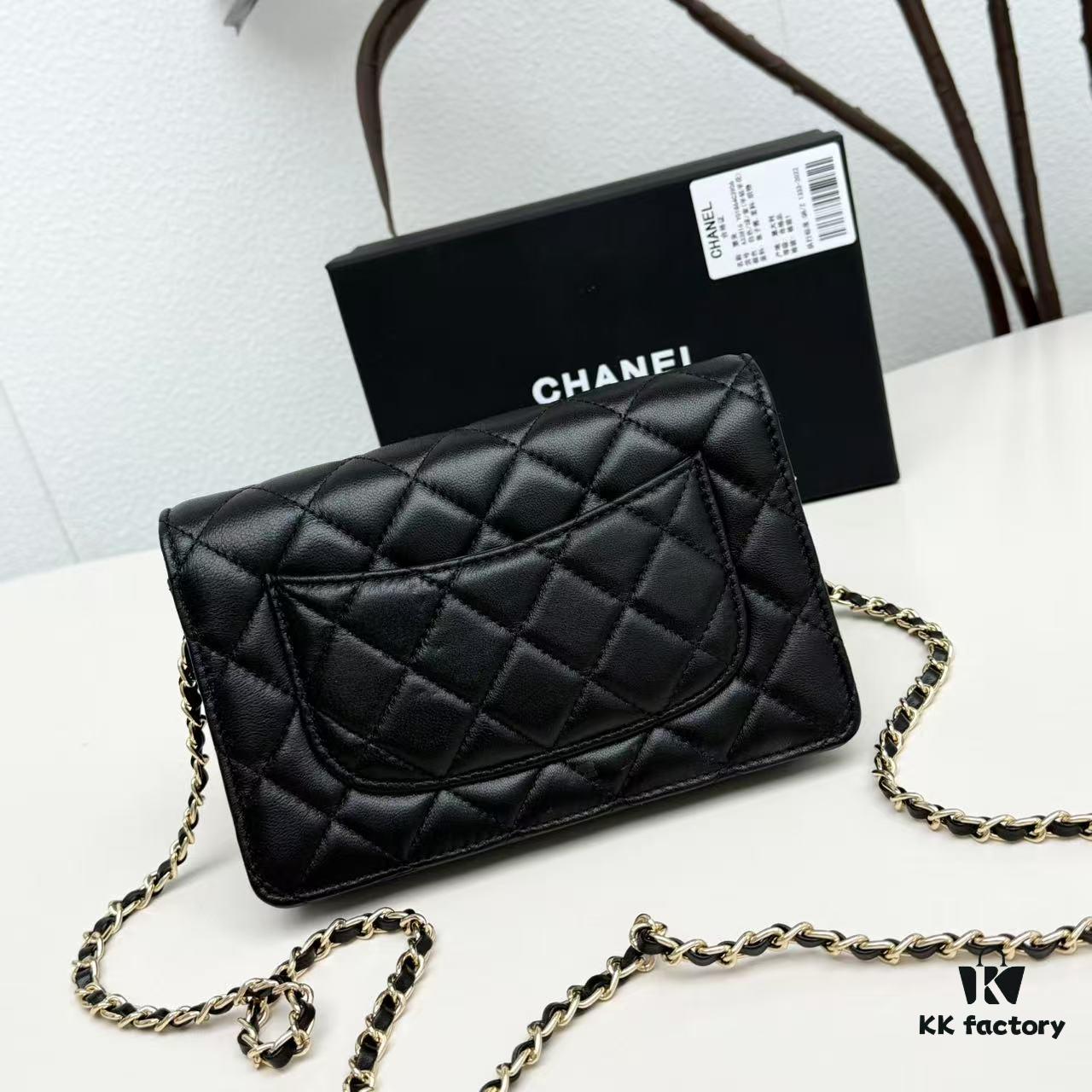 69304769f09edb6de4c4dfc5 New Color CF Series Caviar Grain Calfskin Smooth Lamb Leather Chanel Classic WOC Fortune Bag