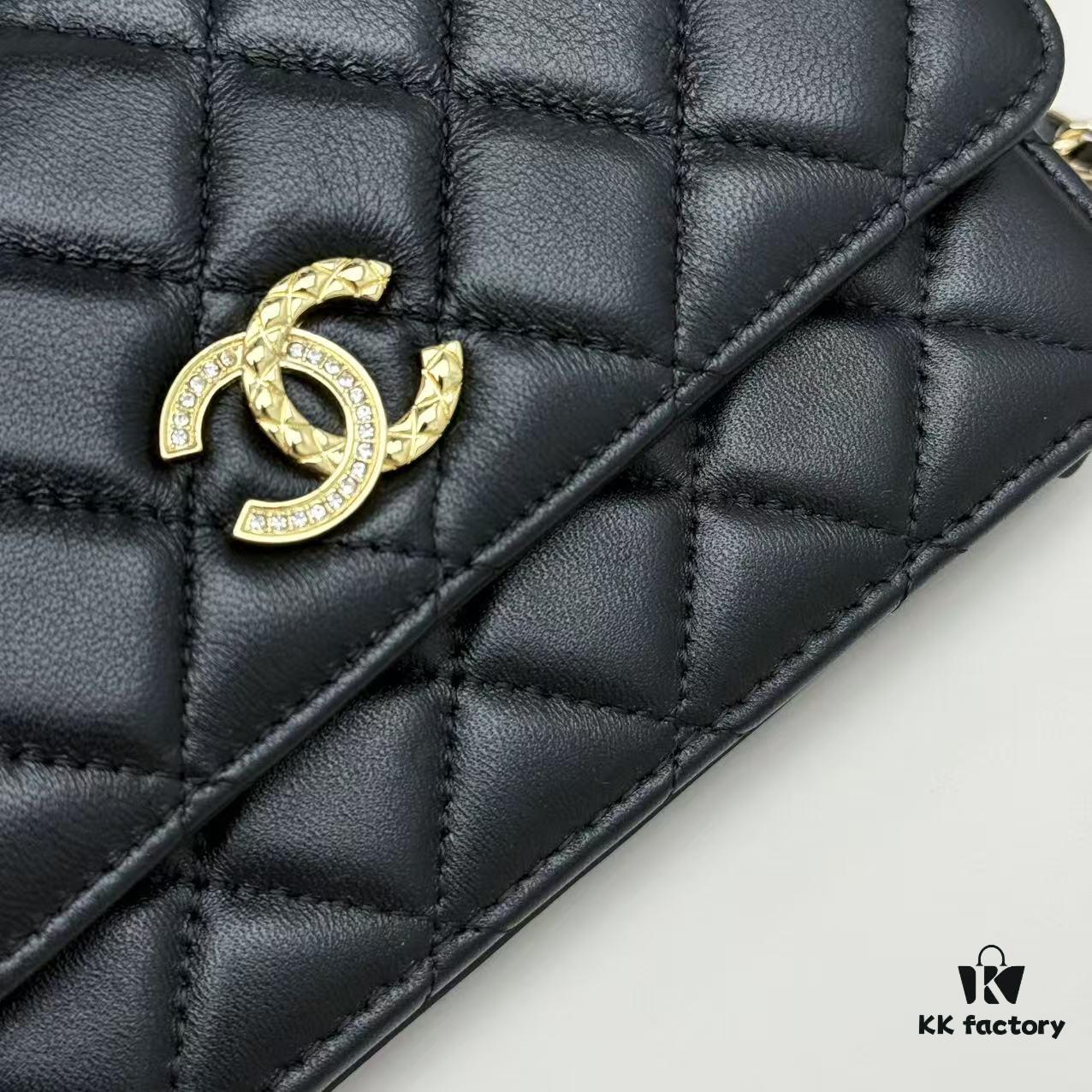 6930476df09edb6de4c4dfc7 New Color CF Series Caviar Grain Calfskin Smooth Lamb Leather Chanel Classic WOC Fortune Bag