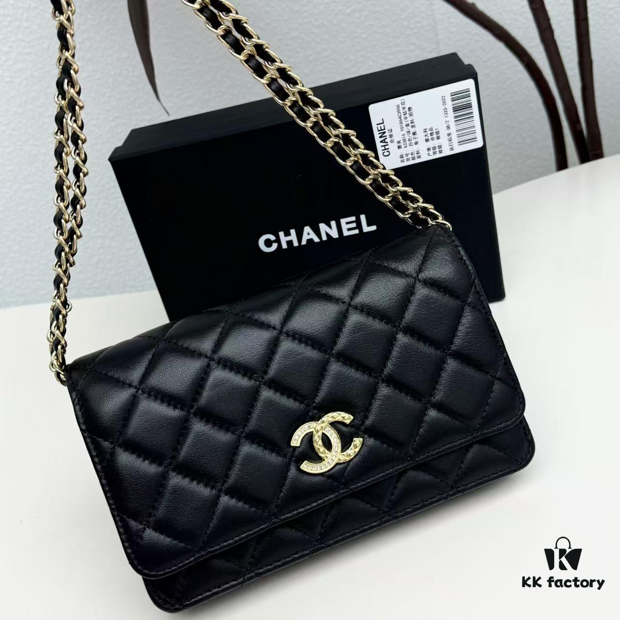 6930476ff09edb6de4c4dfca New Color CF Series Caviar Grain Calfskin Smooth Lamb Leather Chanel Classic WOC Fortune Bag
