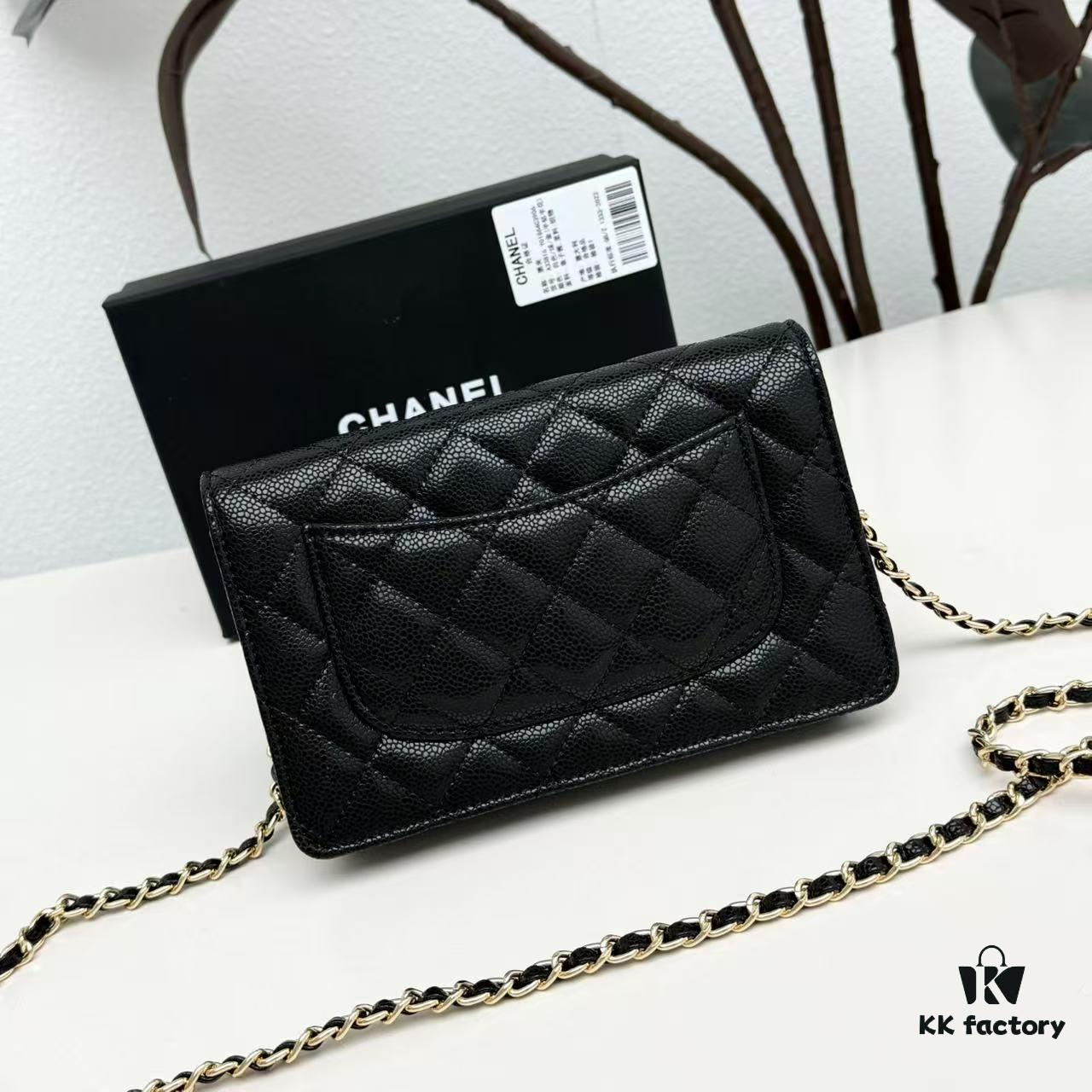 69304773f09edb6de4c4dfcc Chanel CF Series Caviar Cowhide Smooth Lambskin Classic WOC Bag - New Color Arrival