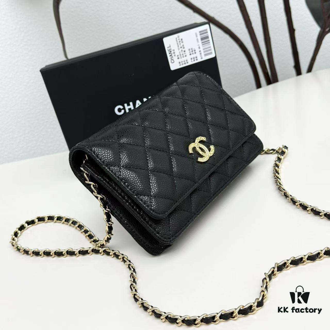 69304776f09edb6de4c4dfcf Chanel CF Series Caviar Cowhide Smooth Lambskin Classic WOC Bag - New Color Arrival