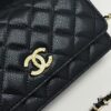 69304777f09edb6de4c4dfd0 Chanel CF Series Caviar Cowhide Smooth Lambskin Classic WOC Bag - New Color Arrival