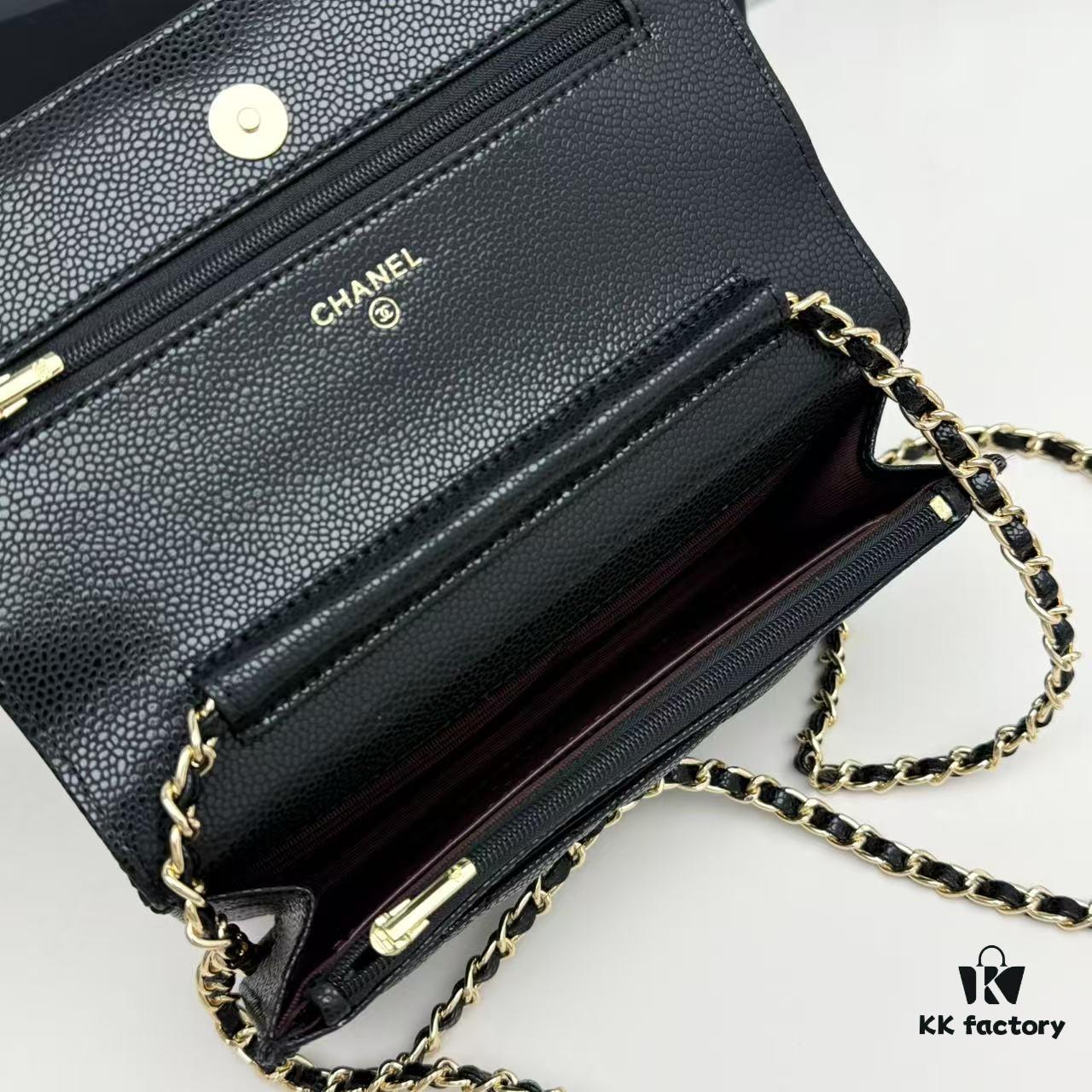 6930477af09edb6de4c4dfd1 Chanel CF Series Caviar Cowhide Smooth Lambskin Classic WOC Bag - New Color Arrival