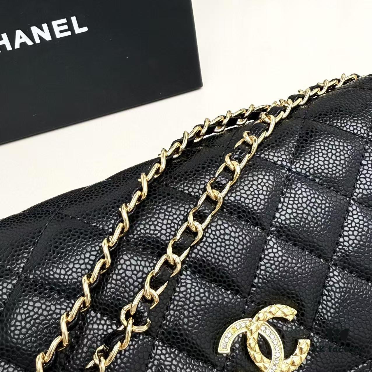 6930477cf09edb6de4c4dfd2 Chanel CF Series Caviar Cowhide Smooth Lambskin Classic WOC Bag - New Color Arrival