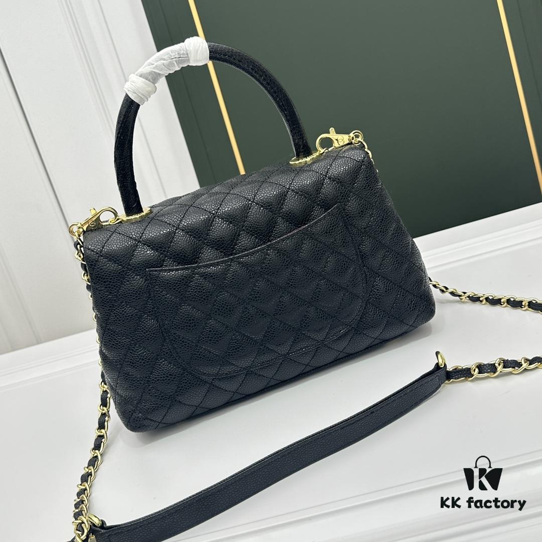 69304793f09edb6de4c4dfdd Calfskin Leather Handbag with Lizard Texture, Exclusive Hardware Design, Chanel Style, Dual Carry Tote & Shoulder Bag