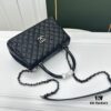 693047adf09edb6de4c4dfe6 Calfskin Leather Handbag with Lizard Texture, Exclusive Chanel-Style Hardware, Dual Carry Tote & Shoulder Bag