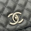 693047b9f09edb6de4c4dfe9 Calfskin Leather Handbag with Lizard Texture, Exclusive Chanel-Style Hardware, Dual Carry Tote & Shoulder Bag