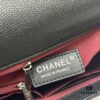 693047b9f09edb6de4c4dfea Calfskin Leather Handbag with Lizard Texture, Exclusive Chanel-Style Hardware, Dual Carry Tote & Shoulder Bag
