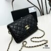 693047bbf09edb6de4c4dfeb New Color CF Series Caviar Grain Calfskin Smooth Lamb Leather Chanel Classic WOC Fortune Bag