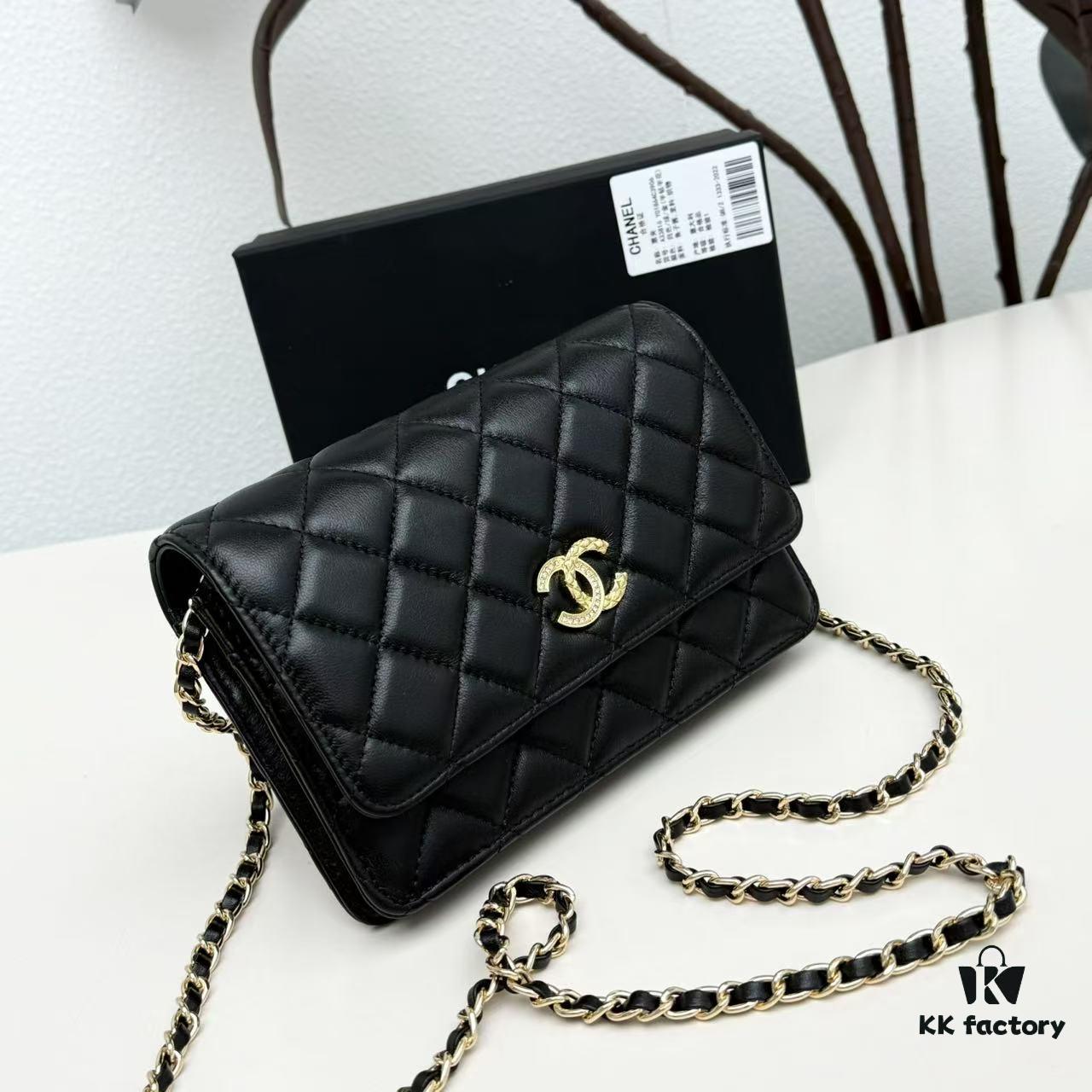 693047bbf09edb6de4c4dfeb New Color CF Series Caviar Grain Calfskin Smooth Lamb Leather Chanel Classic WOC Fortune Bag