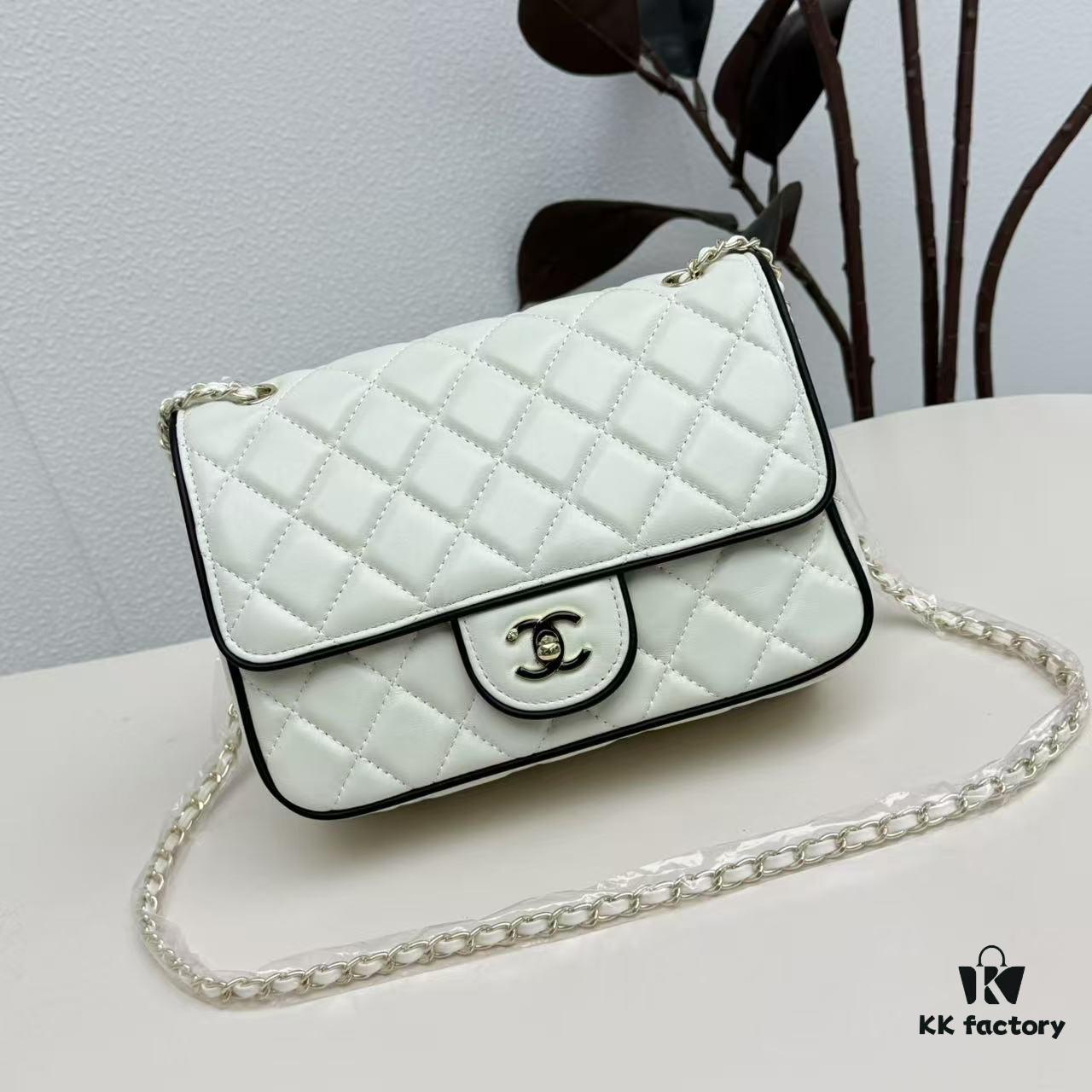 693047caf09edb6de4c4dff5 CHANEL 25P Panda Spring/Summer Collection - Luxurious Lambskin with Gold Hardware, Black and White Classic Quilted Design