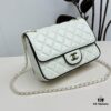 693047cbf09edb6de4c4dff6 CHANEL 25P Panda Spring/Summer Collection - Luxurious Lambskin with Gold Hardware, Black and White Classic Quilted Design