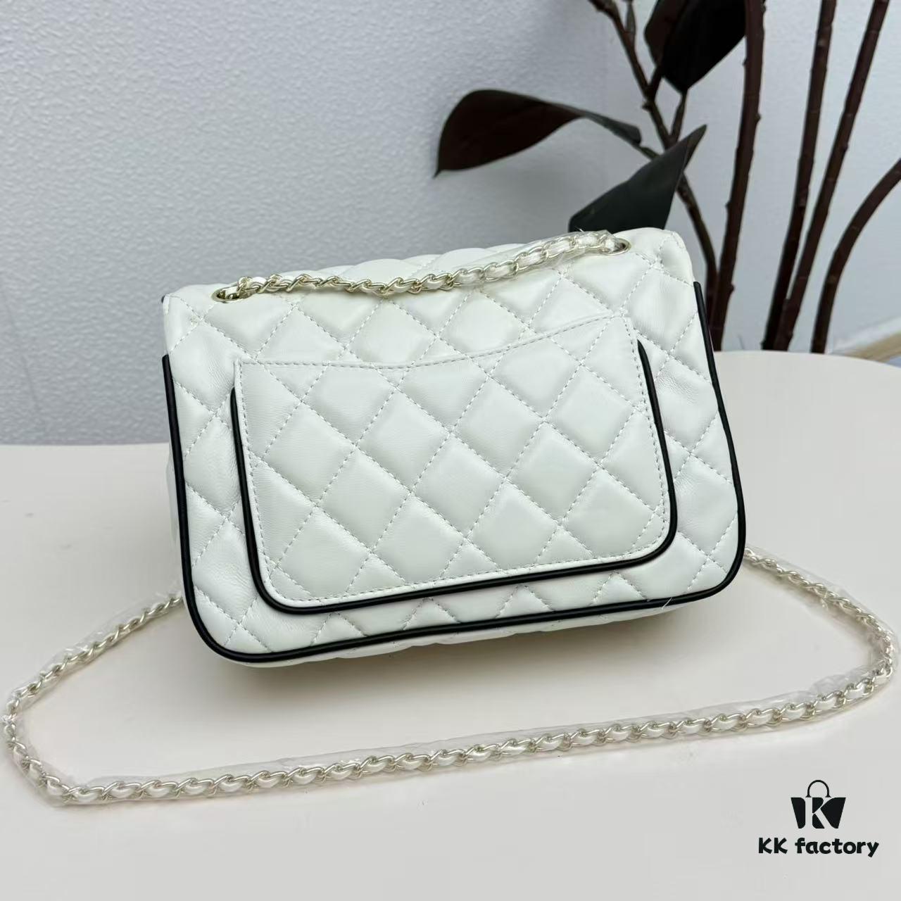 693047ccf09edb6de4c4dff7 CHANEL 25P Panda Spring/Summer Collection - Luxurious Lambskin with Gold Hardware, Black and White Classic Quilted Design