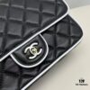 693047def09edb6de4c4e002 CHANEL 25P Panda Spring-Summer Collection Black and White Calfskin with Gold Hardware