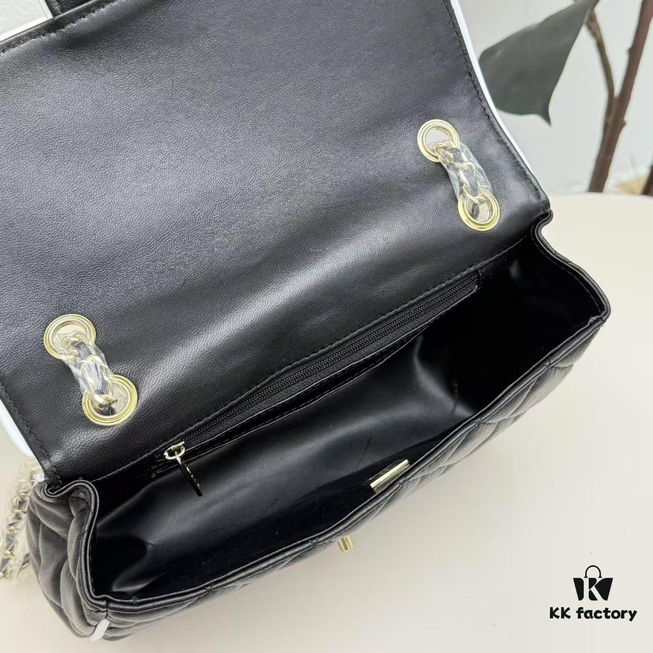 693047e4f09edb6de4c4e008 CHANEL 25P Panda Spring-Summer Collection Black and White Calfskin with Gold Hardware