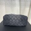 693047f3f09edb6de4c4e00f Chanel Washed Denim 25C Hobo Bag with Quilted Ball Texture, Vintage Coin Button Drawstring Bucket Bag in Retro Black and Gold with Diamond Stitching, Classic Chain Design