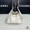 6930480cf09edb6de4c4e023 Top-Grade Authentic Chanel 25C Hobo Bag - Quilted Small Shoulder Bag with Vintage Coin Toggle Drawstring, Saffiano Leather, Black and Gold Hardware