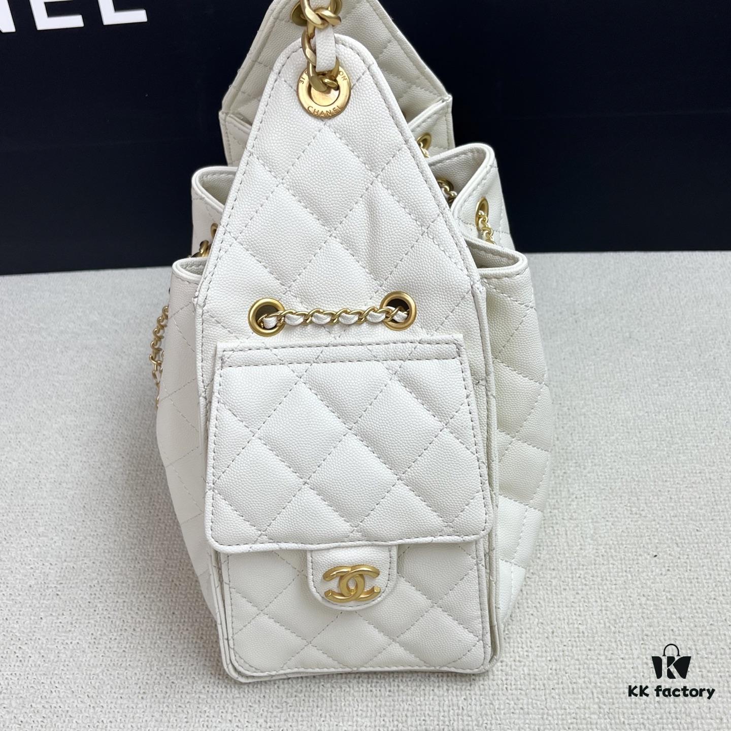6930480df09edb6de4c4e024 Top-Grade Authentic Chanel 25C Hobo Bag - Quilted Small Shoulder Bag with Vintage Coin Toggle Drawstring, Saffiano Leather, Black and Gold Hardware
