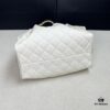 69304810f09edb6de4c4e028 Top-Grade Authentic Chanel 25C Hobo Bag - Quilted Small Shoulder Bag with Vintage Coin Toggle Drawstring, Saffiano Leather, Black and Gold Hardware