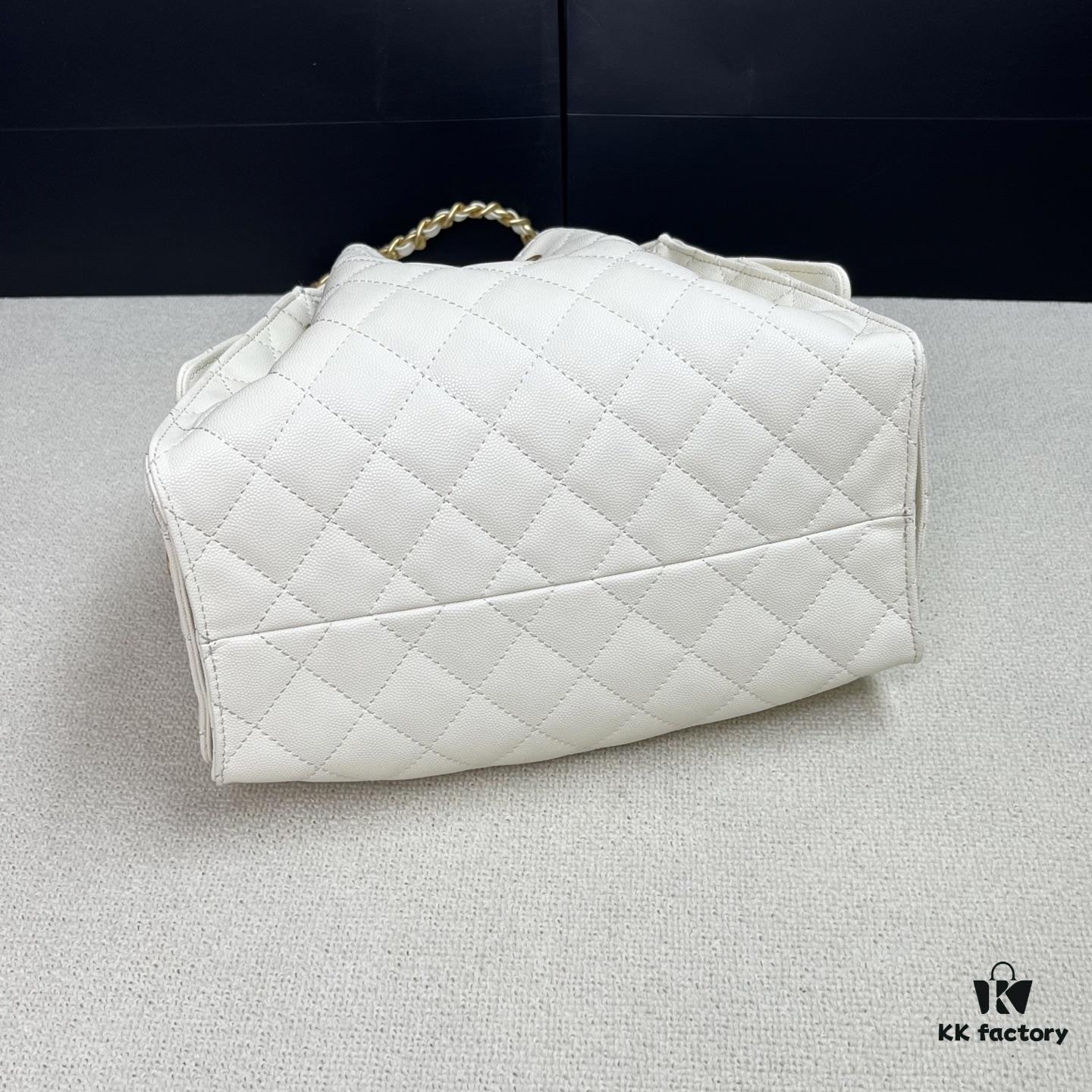 69304810f09edb6de4c4e028 Top-Grade Authentic Chanel 25C Hobo Bag - Quilted Small Shoulder Bag with Vintage Coin Toggle Drawstring, Saffiano Leather, Black and Gold Hardware