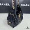 69304816f09edb6de4c4e02d Top-Grade Authentic Chanel 25C Oil-Waxed Leather Hobo Bag - Mini Vintage Bucket Shoulder Bag with Retro Gold-Tone Buckle Drawstring, Quilted Design, Classic Chain Detail