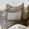 69304818f09edb6de4c4e02f Top-Grade Authentic Chanel 25C Hobo Bag - Quilted Small Shoulder Bag with Vintage Coin Toggle Drawstring, Saffiano Leather, Black and Gold Hardware