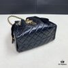 69304818f09edb6de4c4e030 Top-Grade Authentic Chanel 25C Oil-Waxed Leather Hobo Bag - Mini Vintage Bucket Shoulder Bag with Retro Gold-Tone Buckle Drawstring, Quilted Design, Classic Chain Detail